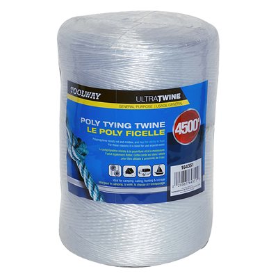 SPIRALOK POLY TWINE 1000FT WHITE