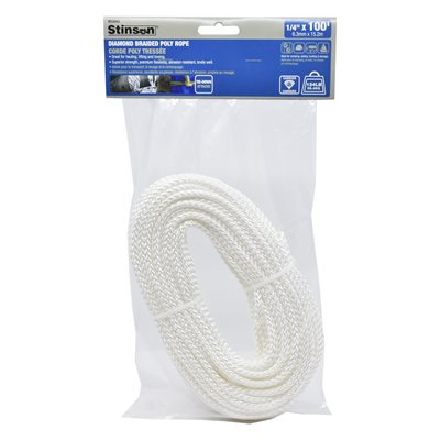 8-CARRIER DIAMOND ROPE 1/4X100F