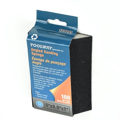 SANDING SPONGE 5INX3.5INX1IN