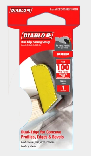 DUALEDGE100GRIT FINESNDNG SPONGE