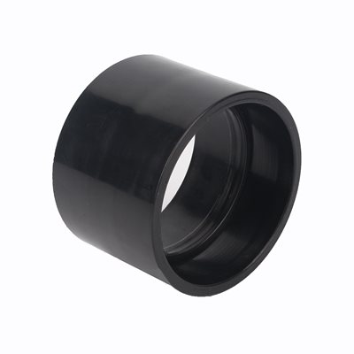 ABS COUPLING 1/2" - BLACK