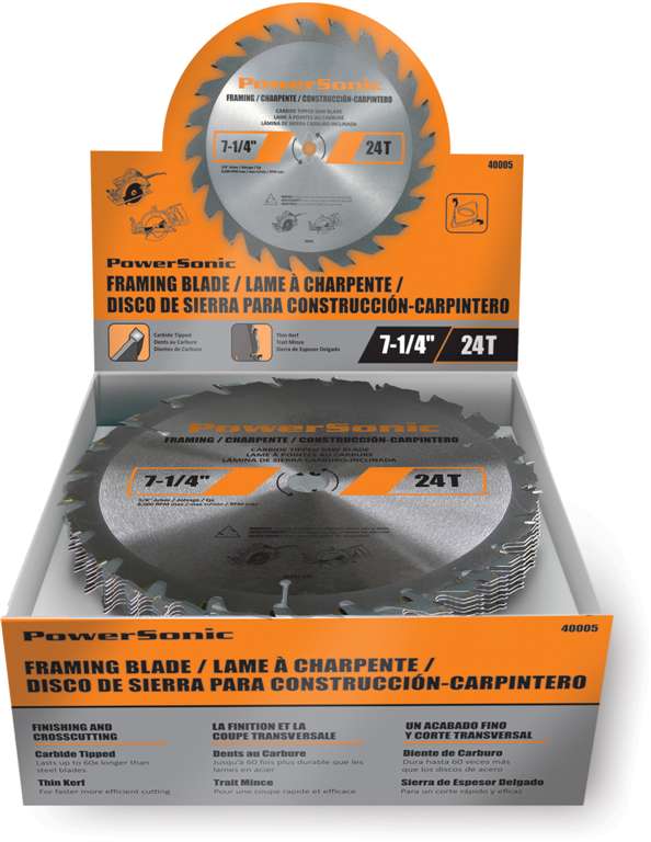 7-1/4" X 24T FRAMING SAW BLADE