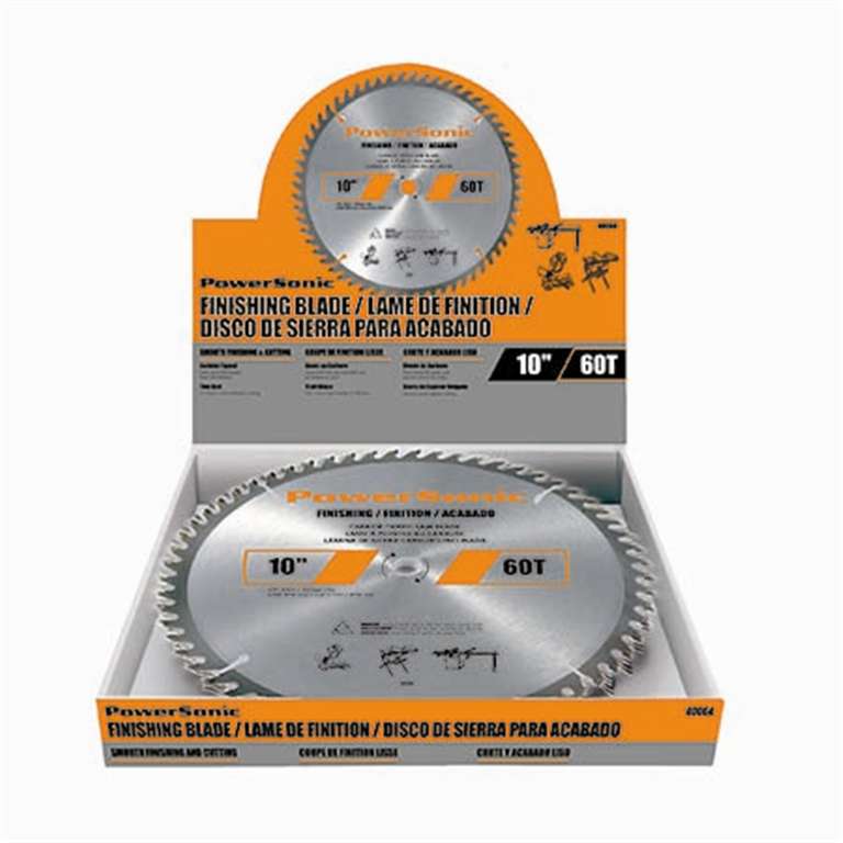 10" X 60T FINISHING SAW BLADE