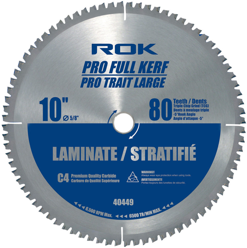 10" X 80T LAMINATE SAW BLADE