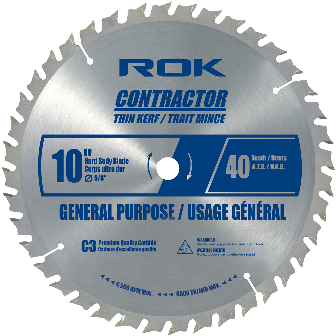 10" X 40T GENERAL PURPOSE TK SAW