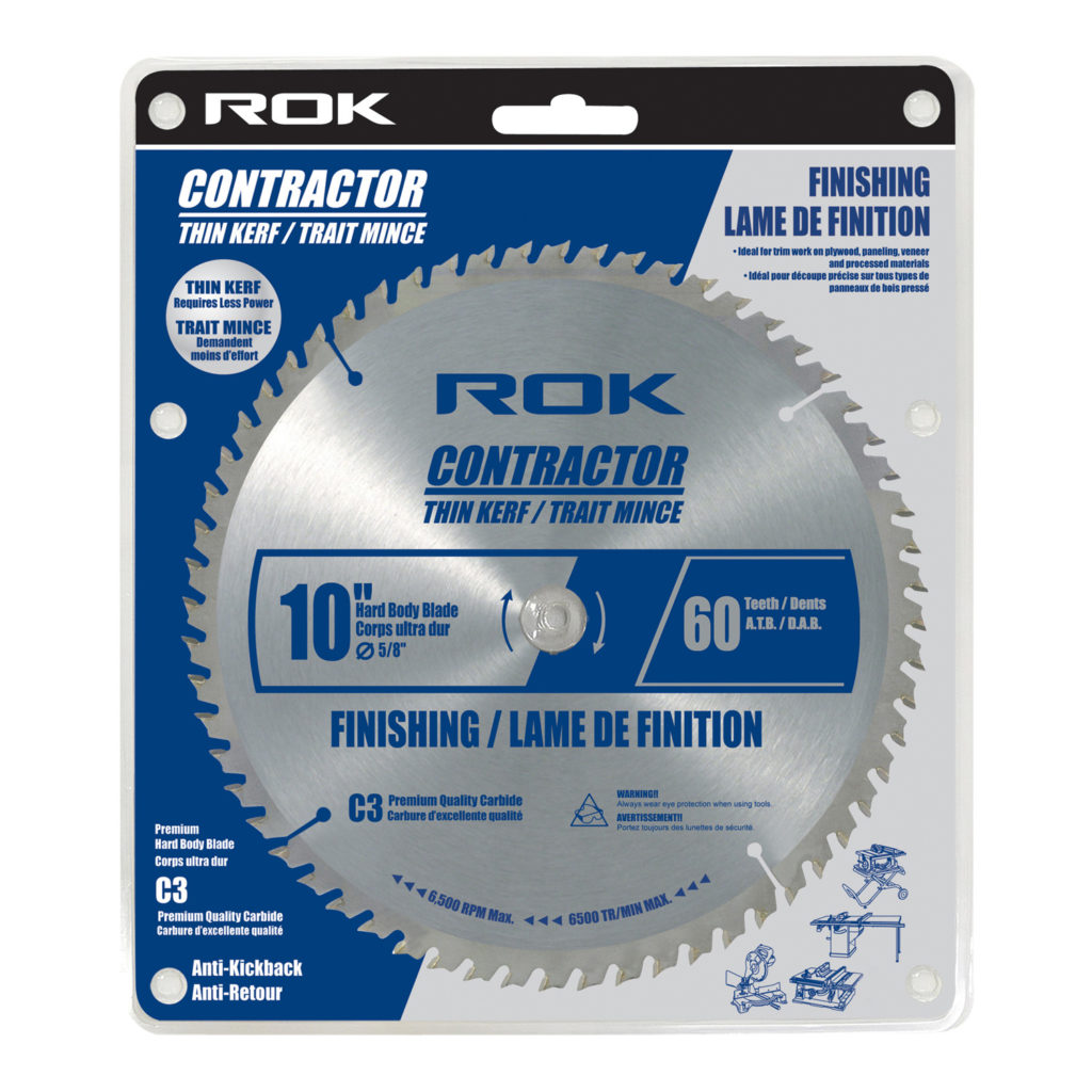 10" X 60T FINISHING TK SAW BLADE