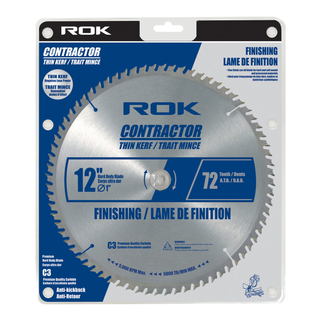 12" X 72T FINISHING TK SAW BLADE