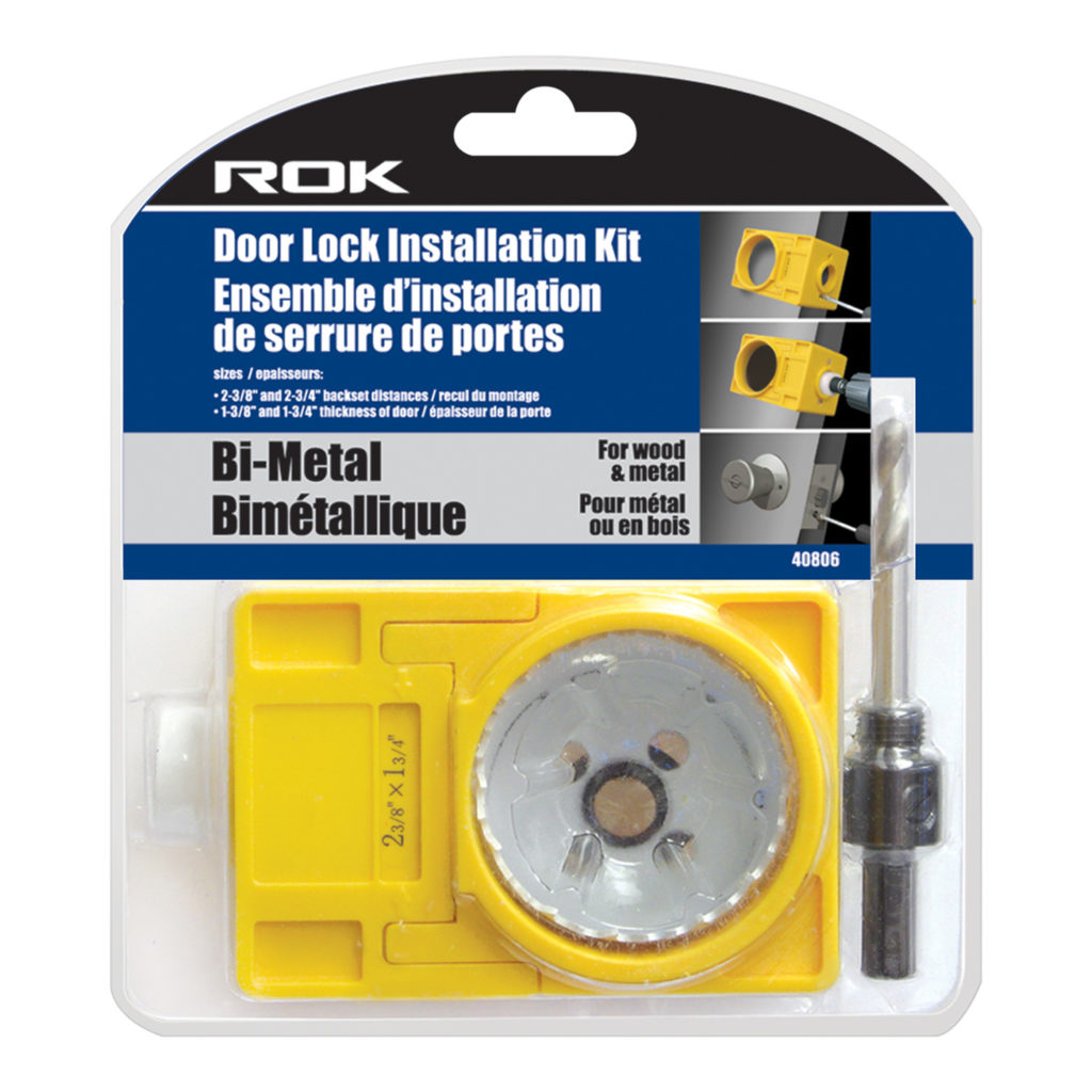 DOOR LOCK INSTALLATION KIT - BI-