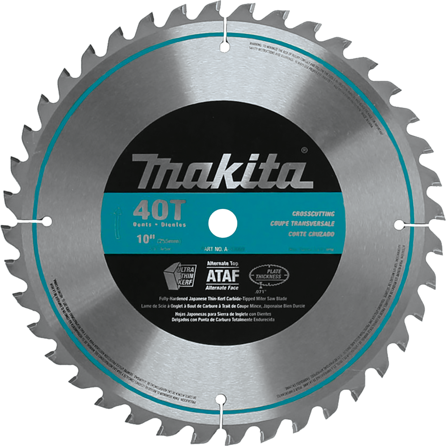 10" C.T.  SAW BLADE 40T 5/8"