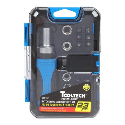 23PC RATCHET SCREWDRIVER BIT SET