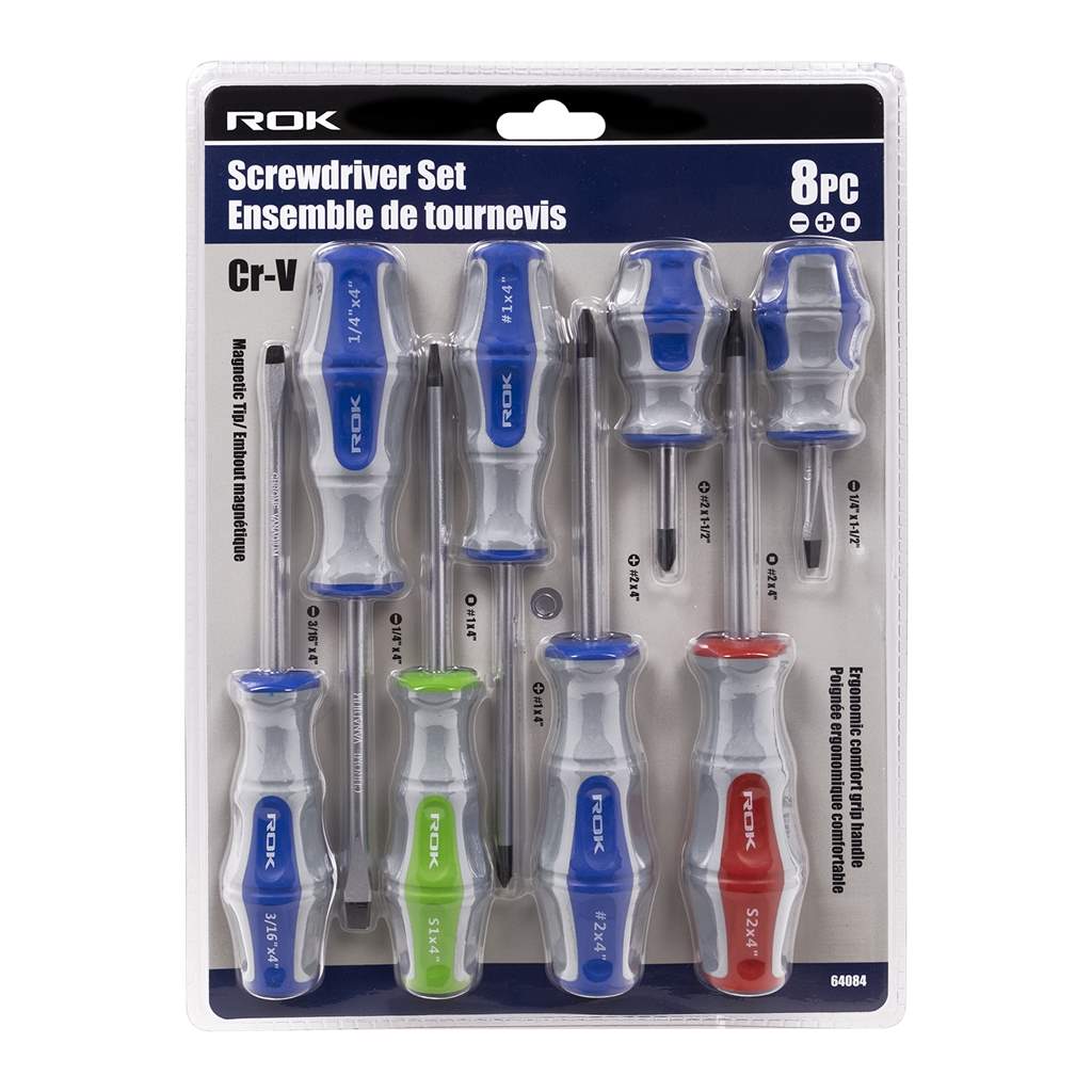 SCREW DRIVER SET 8PC