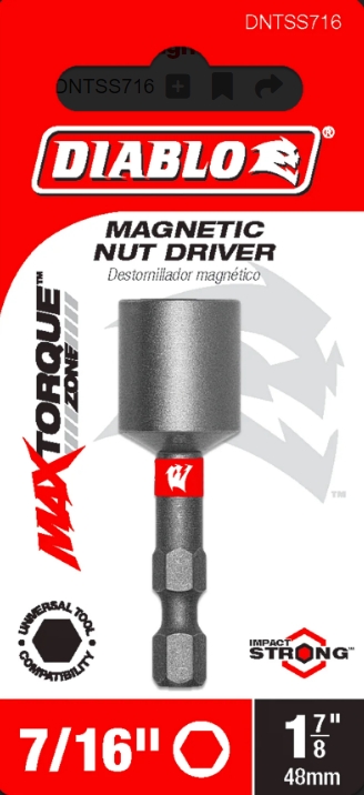 7/16X1-7/8  MAGNETIC NUT SETTER