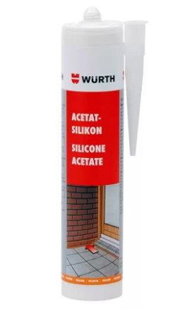 WURTH ACETIC SILICONE CLEAR 310M