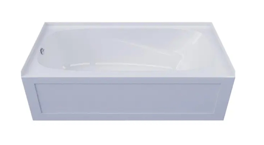 MIROLIN TUB 60"X30"LH DRAIN