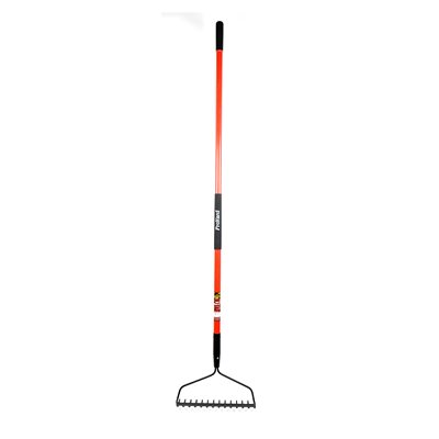 BOW RAKE 62''14-STEEL TINE HNDL