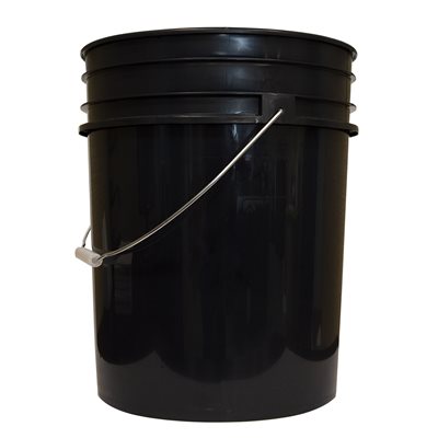 5GAL PLASTIC BUCKET BLACK