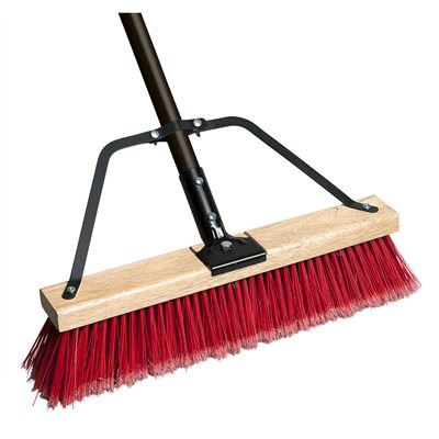 RYNO PUSH BROOM 24IN