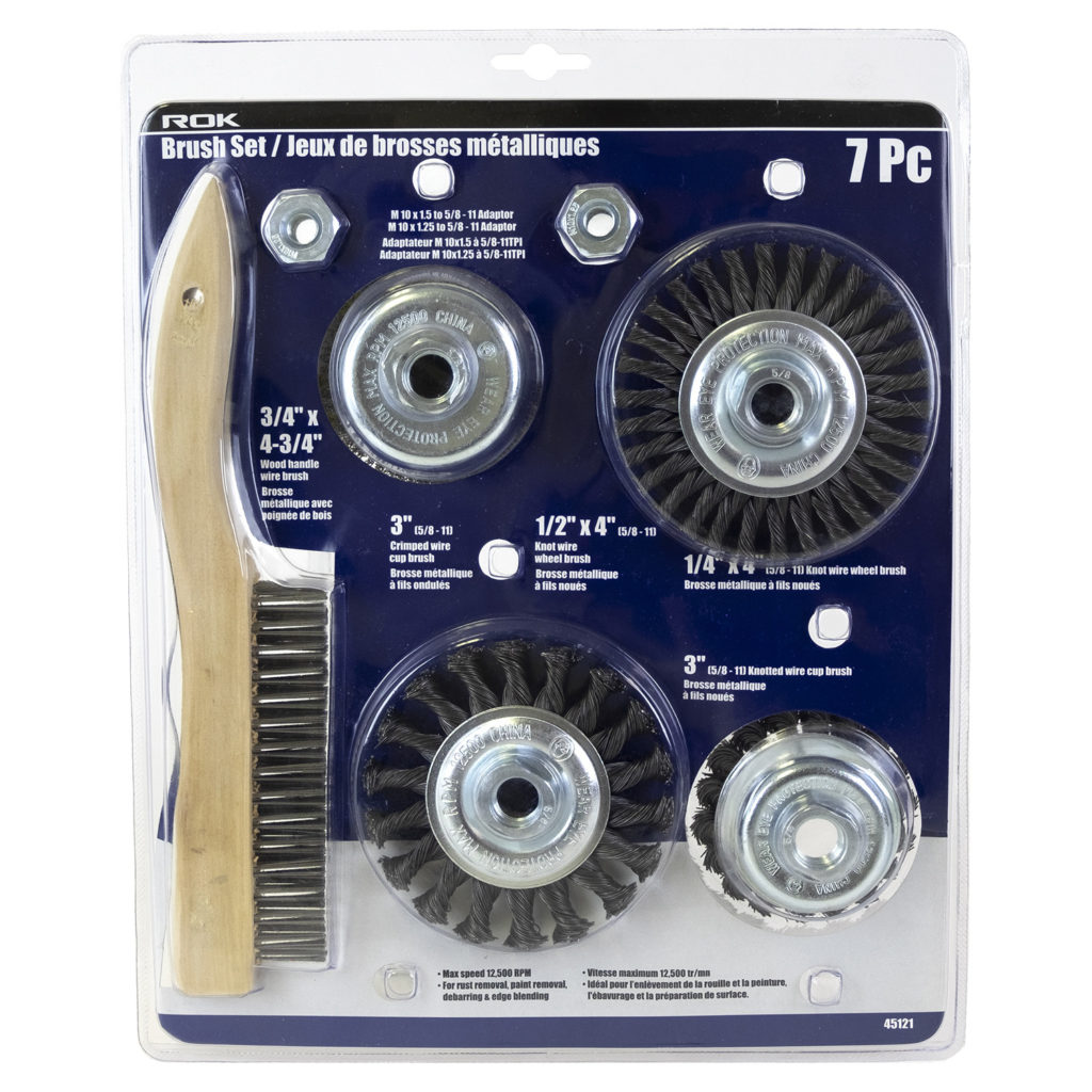 7PC ANGLE GRINDER WIRE BRUSH SET