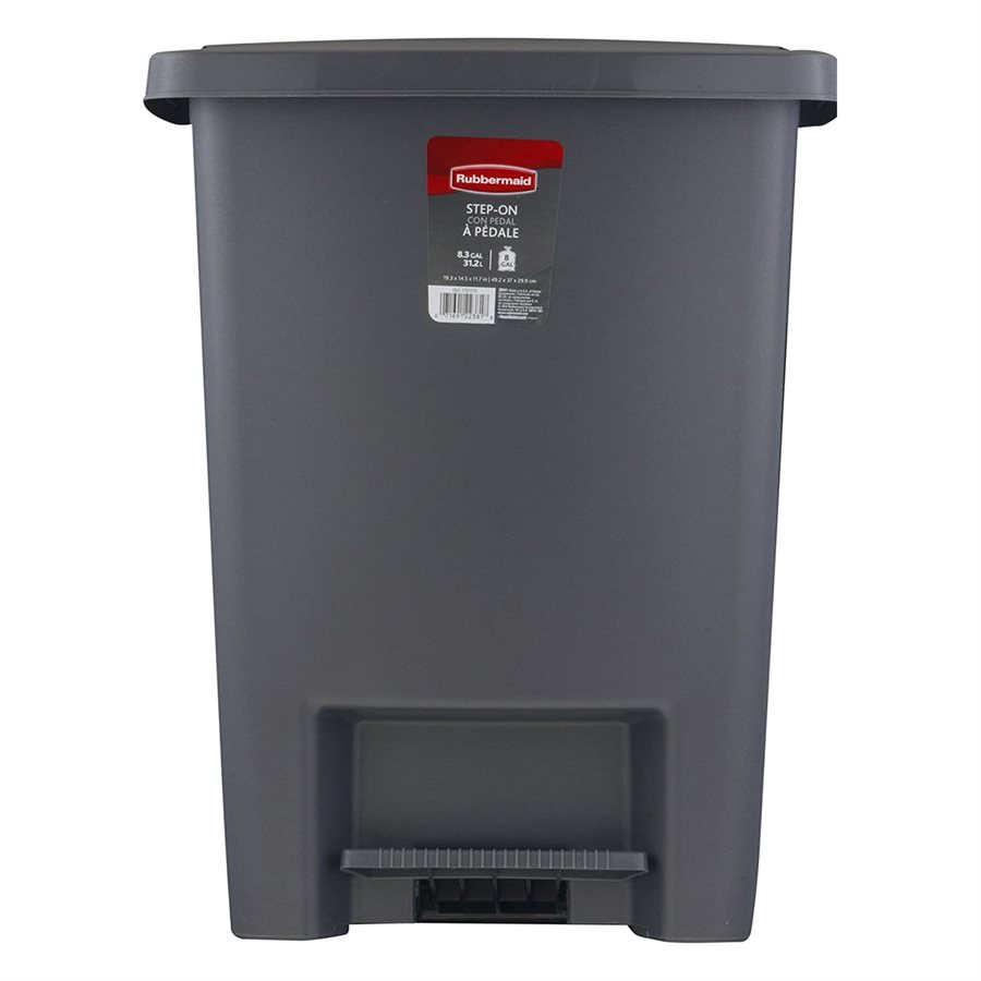 GARBAGE CAN INDOOR STEP-ON 31L