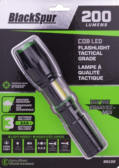 COB LED TACTICAL FLASHLIGHT