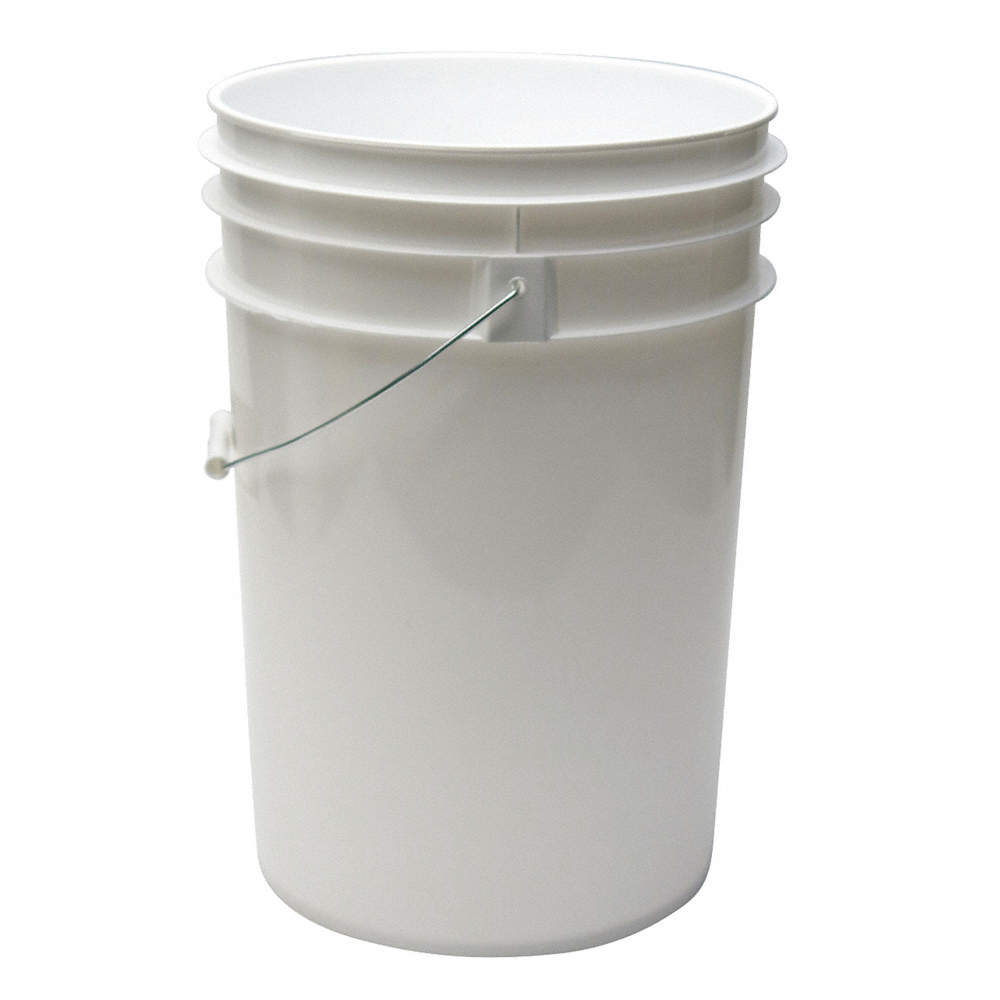 WHITE PAIL 6 GAL